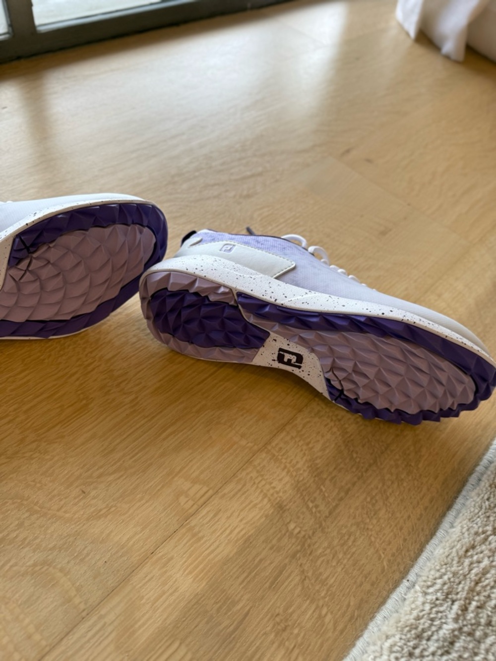 FootJoy White and Purple Women's Waterproof Golf Sneakers — size 7 BNWT - Picture 7 of 8